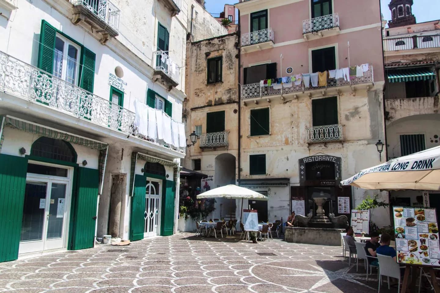 Atrani’s square and seafront