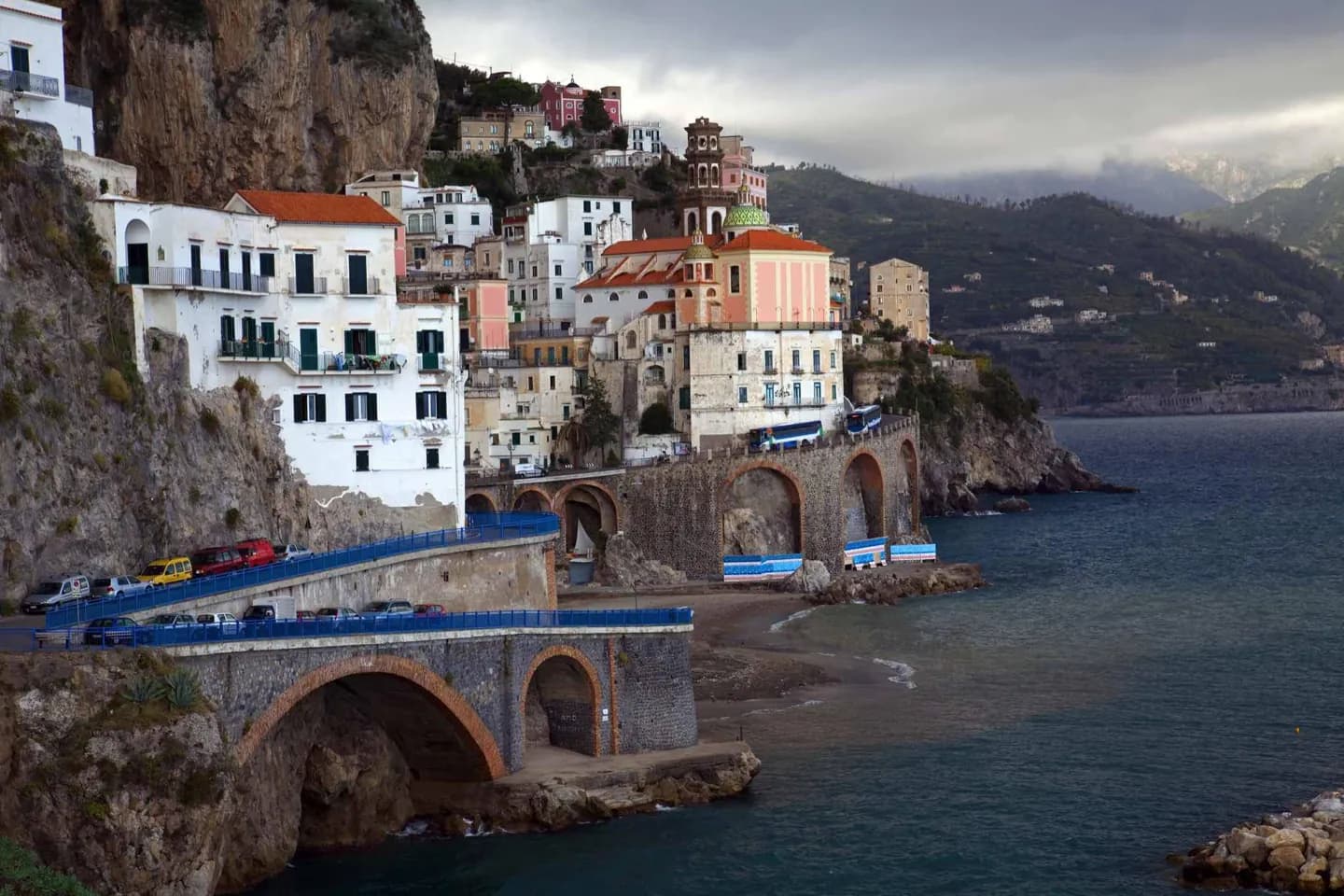Atrani’s square and seafront · 2