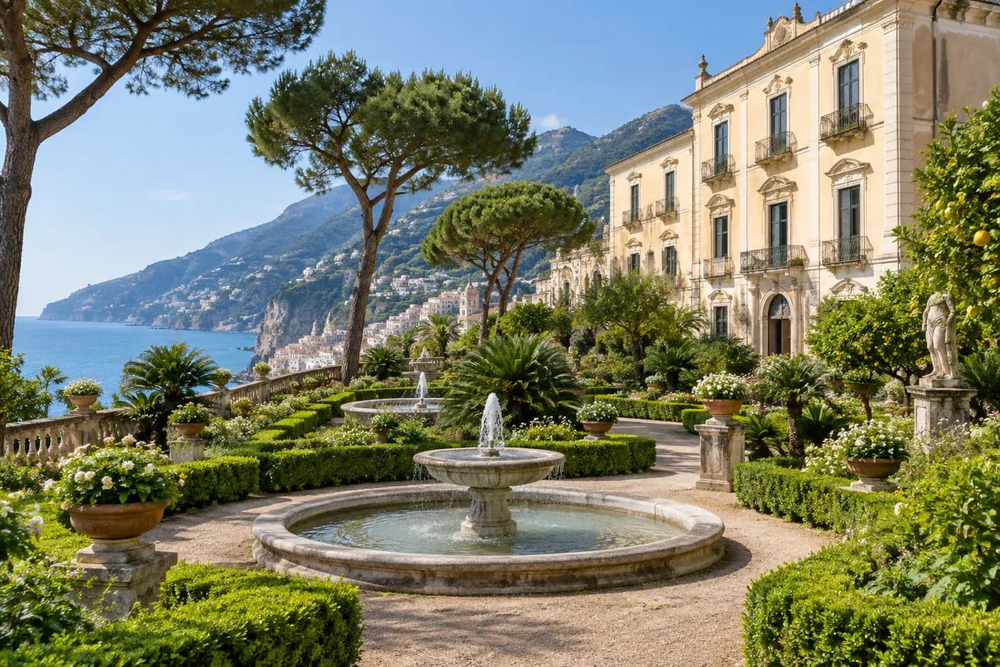 Jardines de Palazzo Mezzacapo