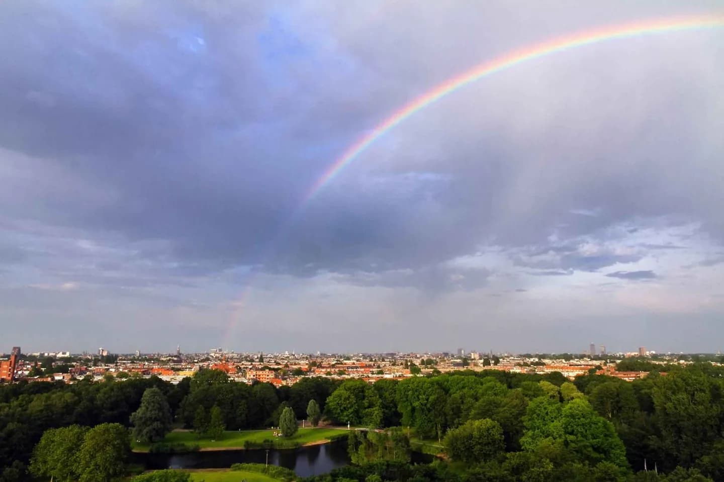 Paesaggio acquatico di Amsterdam · 2