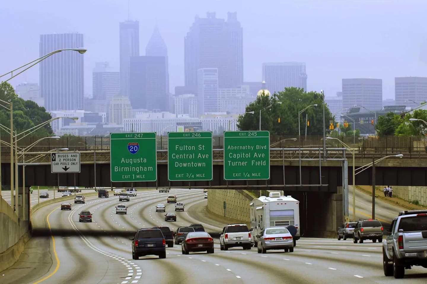 Sich mit dem Auto in Atlanta bewegen · 2