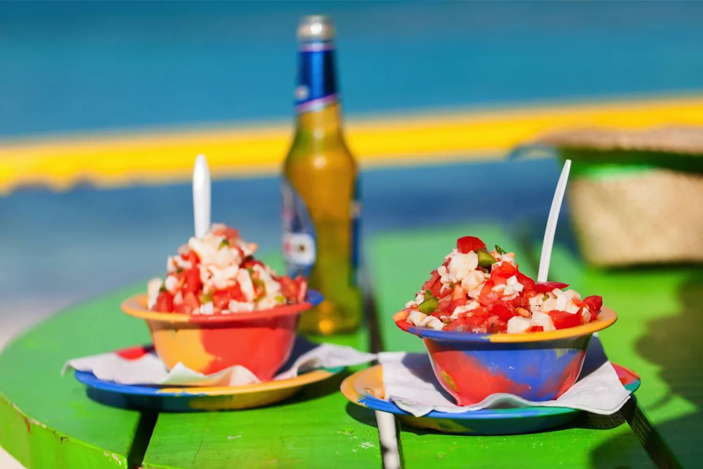 Essen und Trinken auf den Bahamas · 2