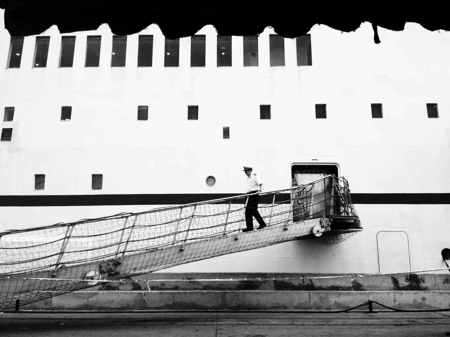 Arriving near Bangkok by ship