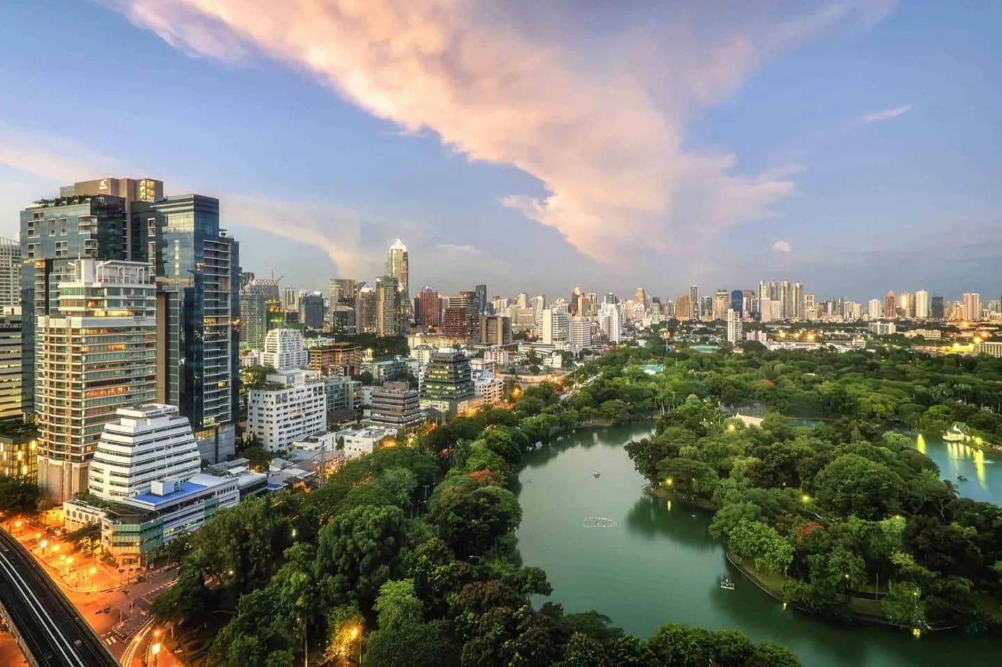 Lesen des Stadtbildes von Bangkok