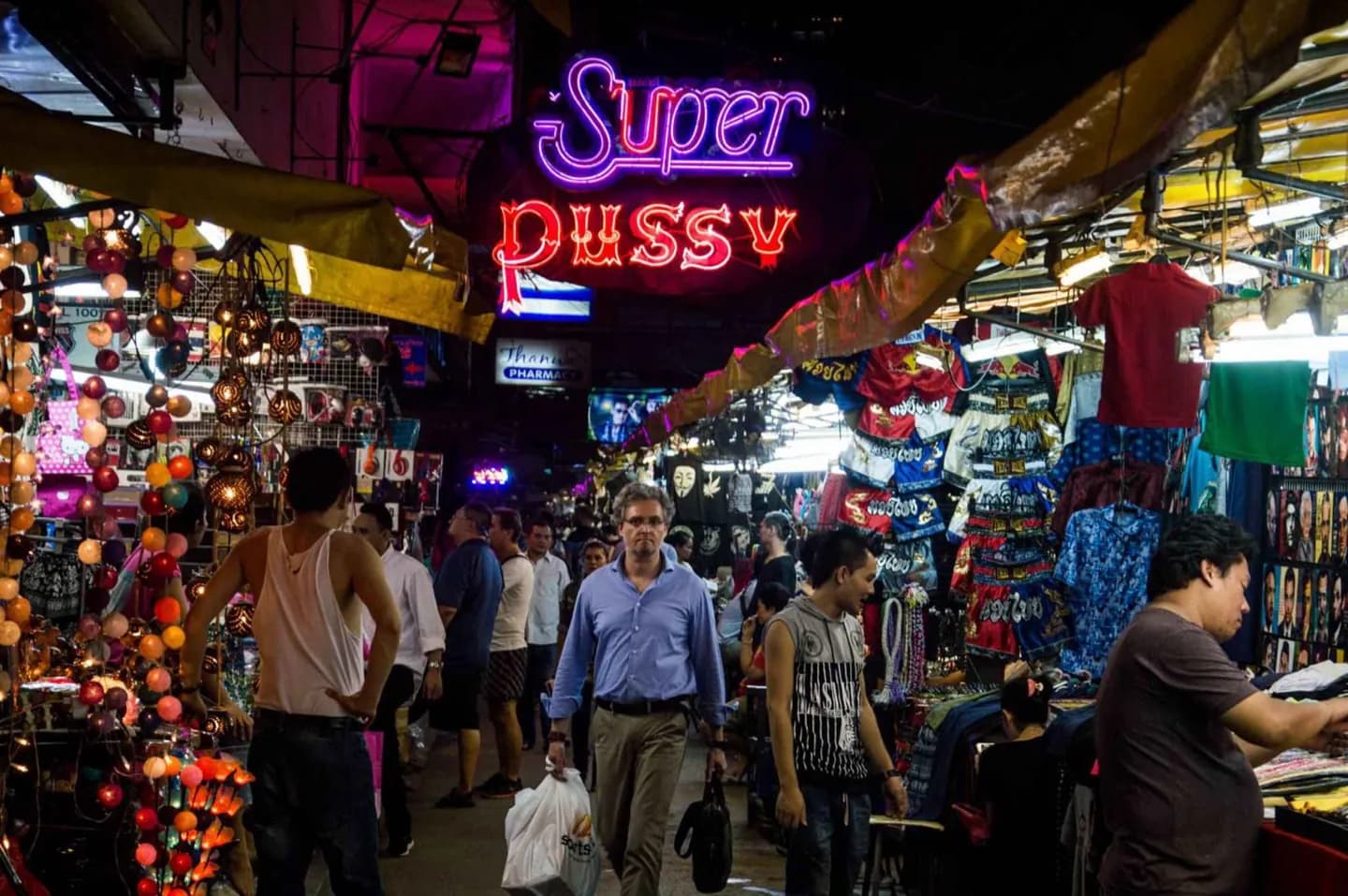 Silom after dark · 2