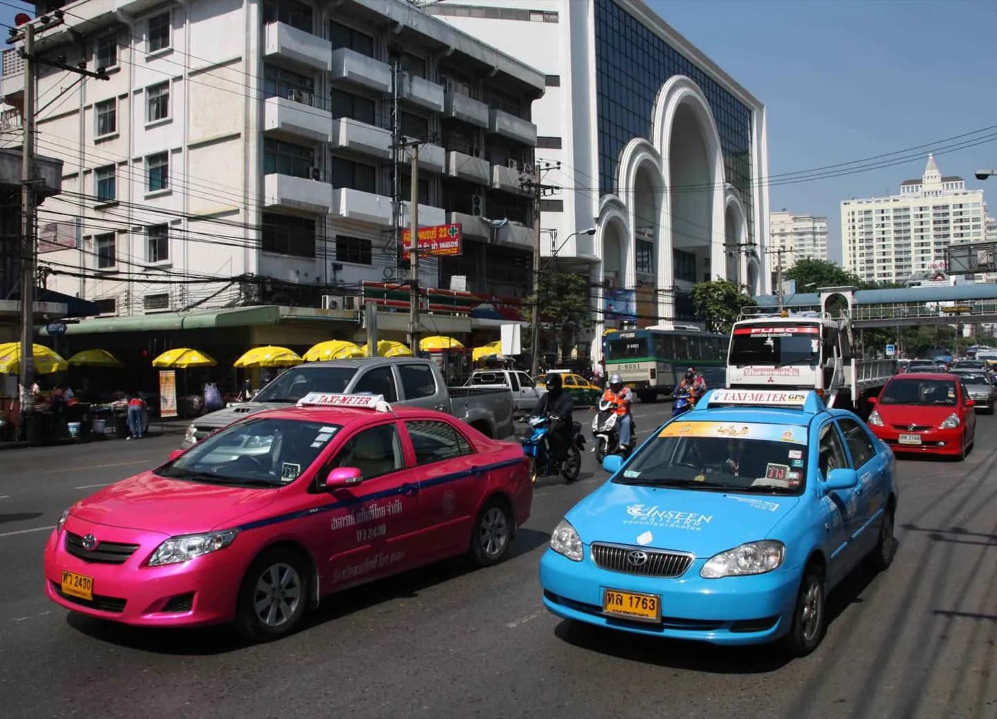 Taxis in Bangkok nehmen