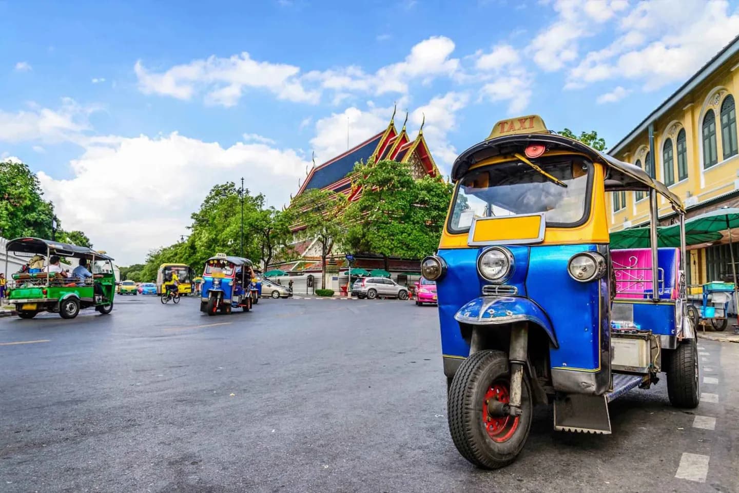Tuk-Tuks verwenden