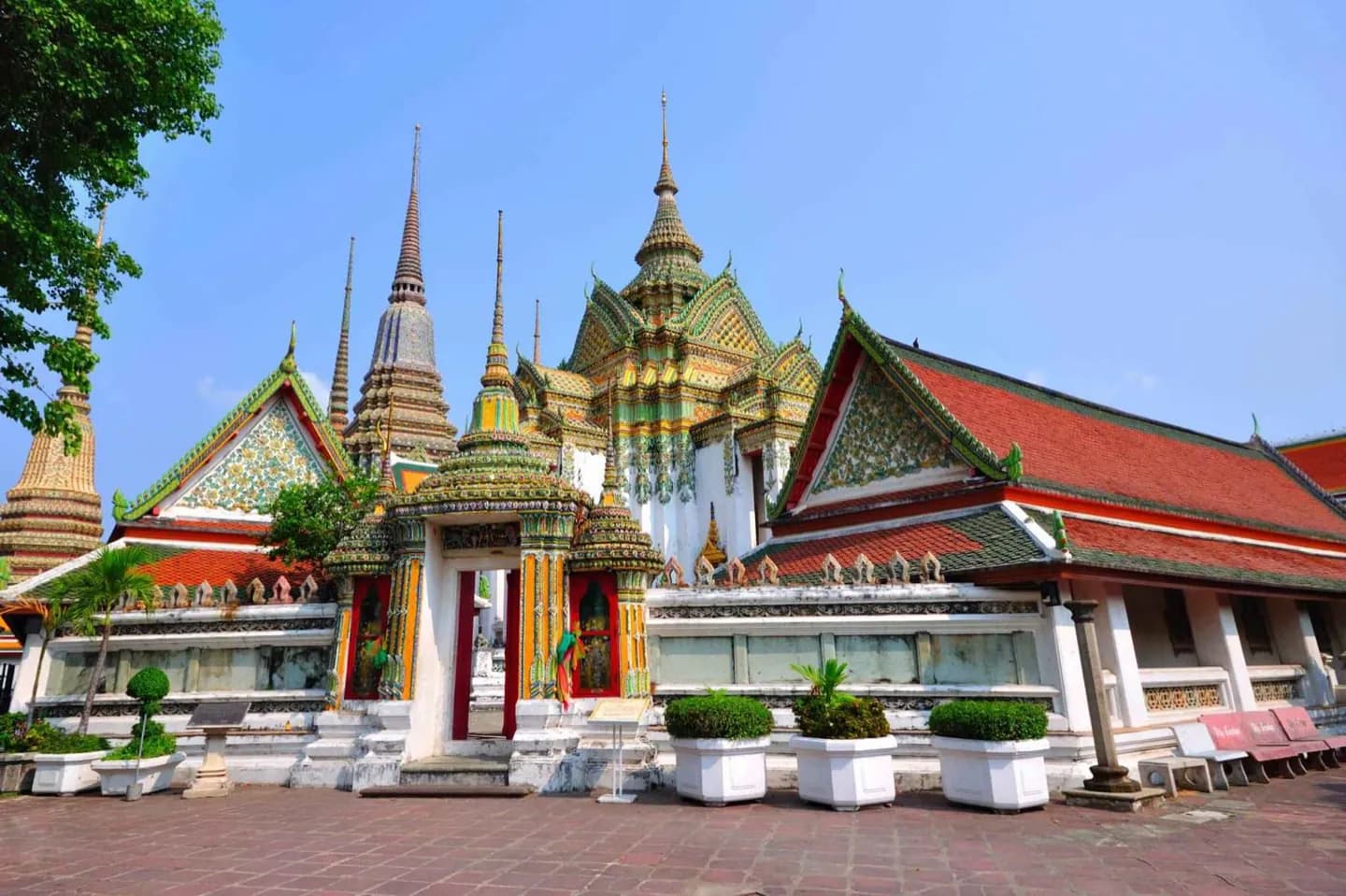 Dentro del complejo Wat Pho · 2