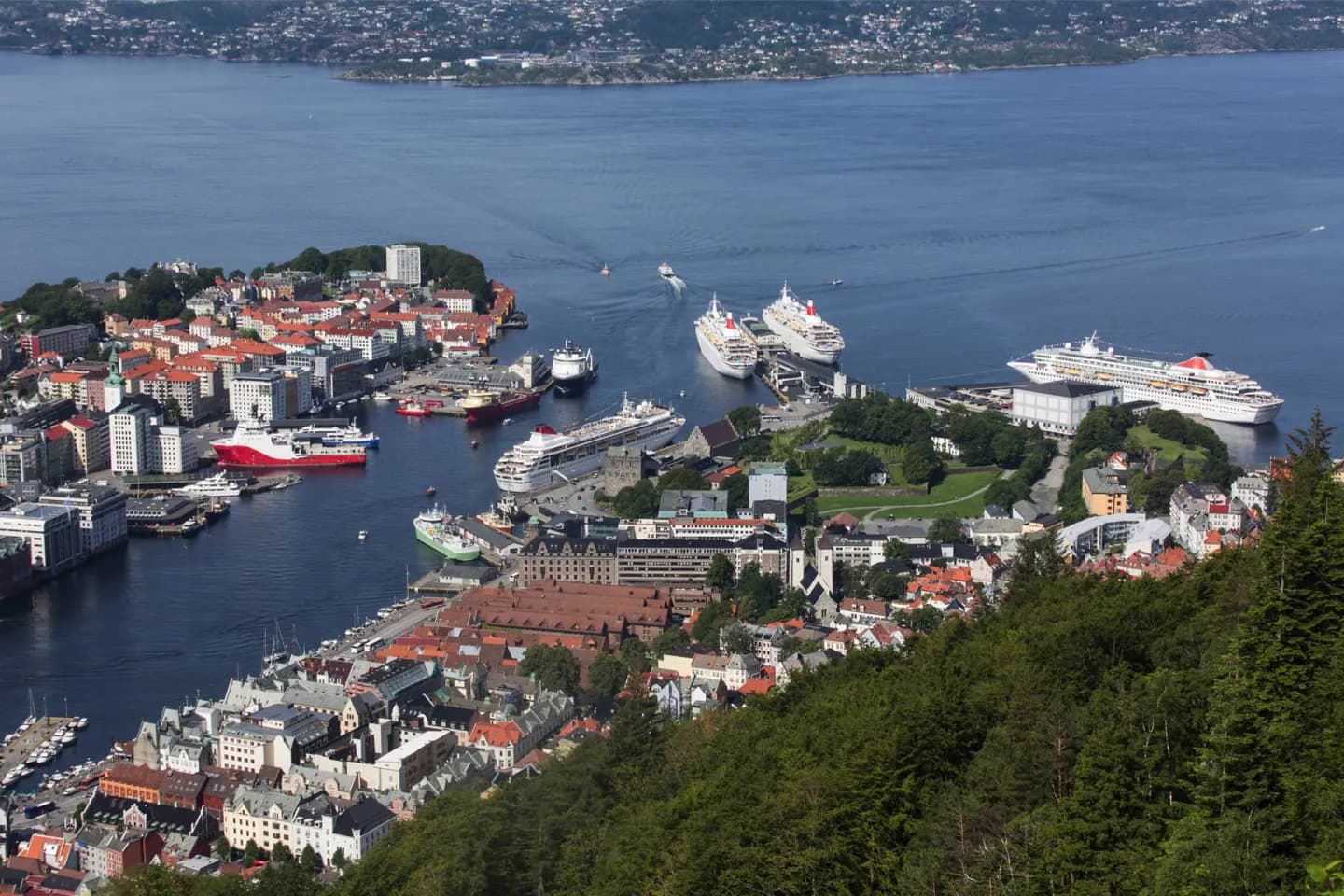 Chegando a Bergen