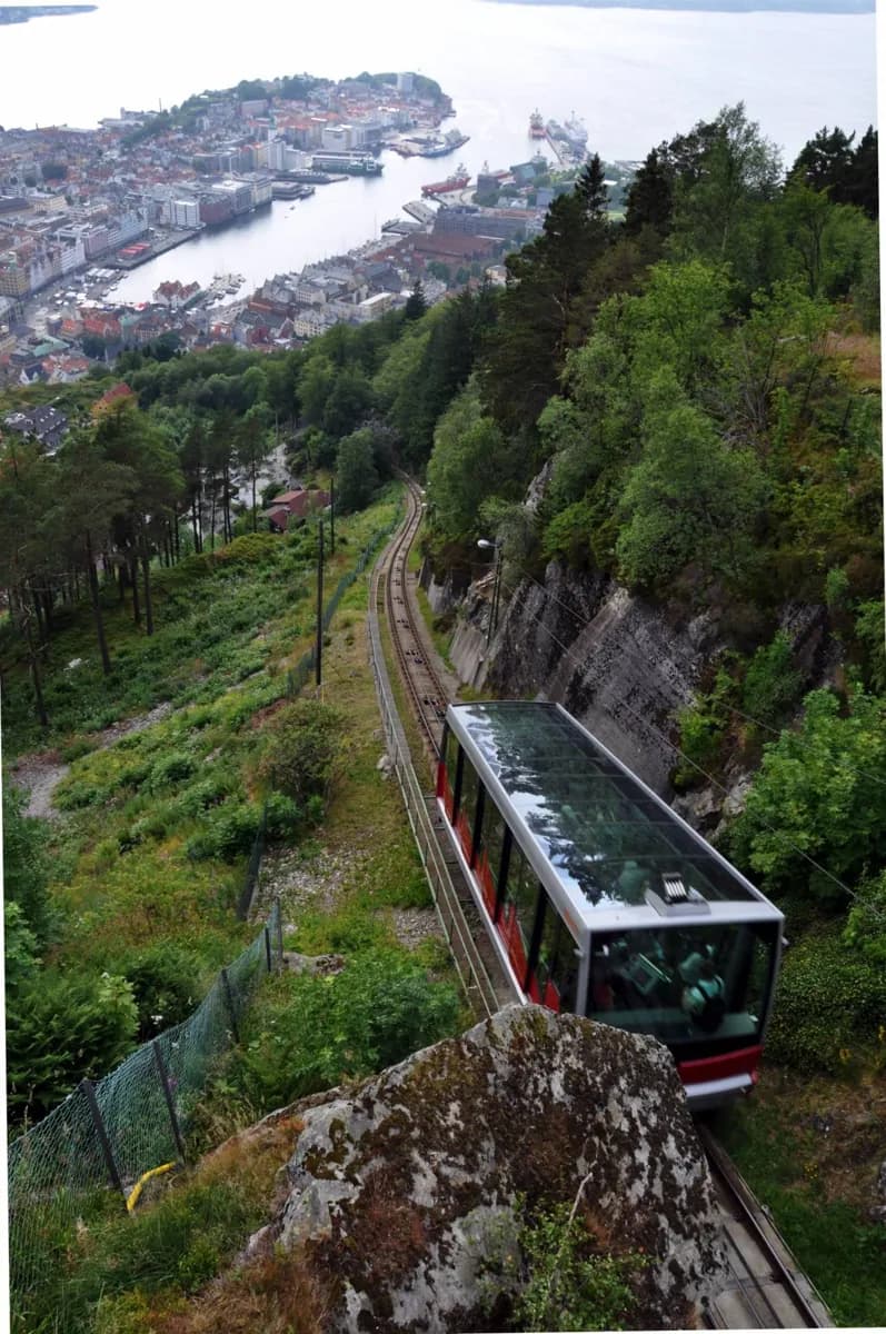 Fløibanen Standseilbahn