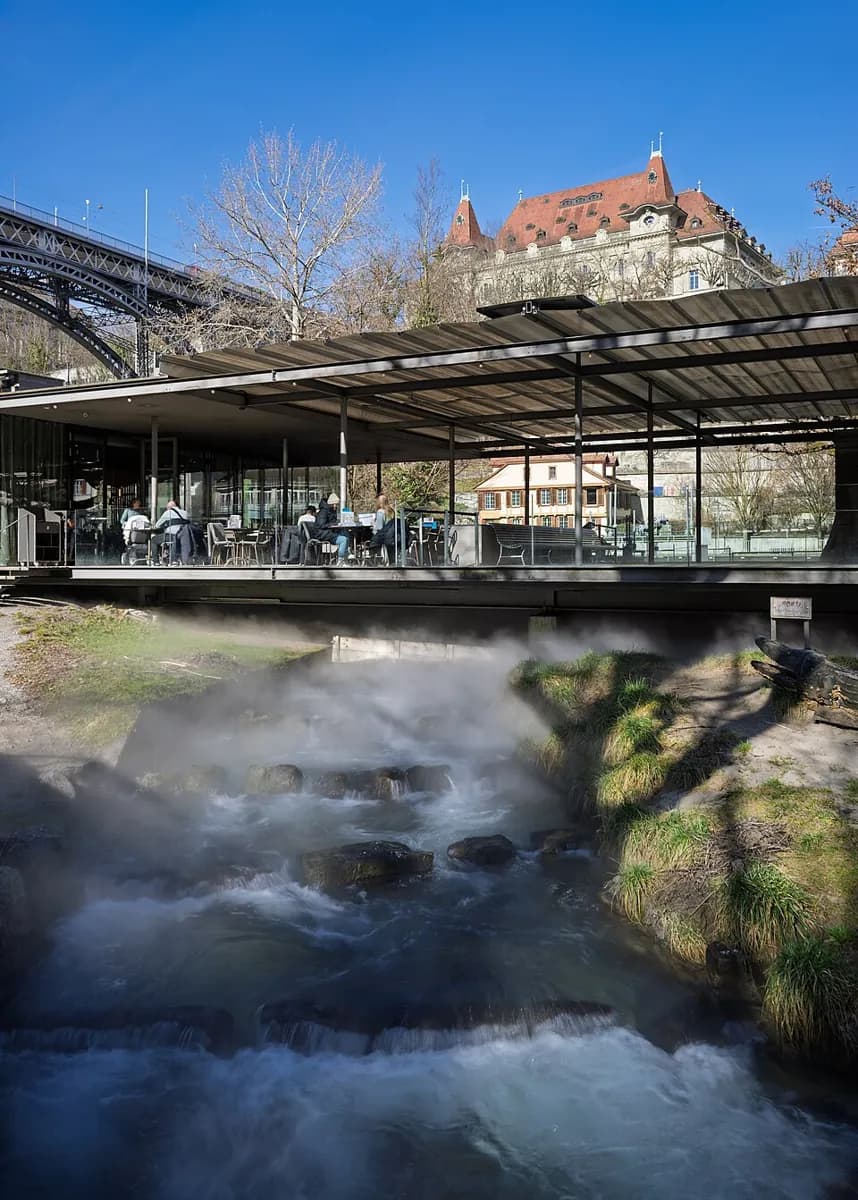 Restaurants am Fluss von Schwellenmätteli