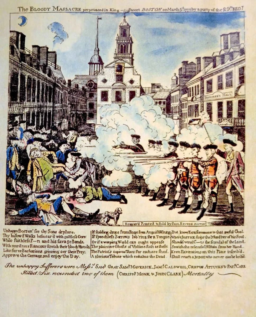 Denkmal für das Massaker von Boston · 2