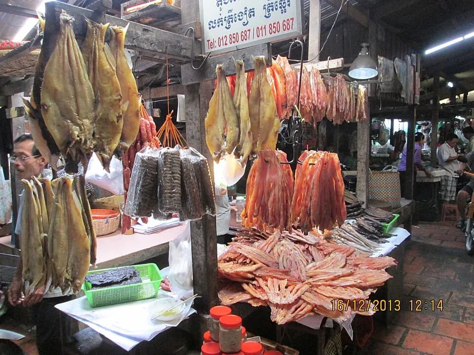 Marché russe Phnom Penh