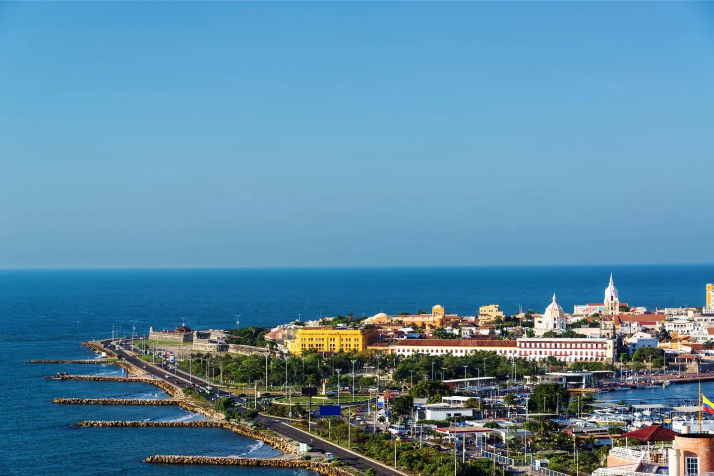 Chegando a Cartagena