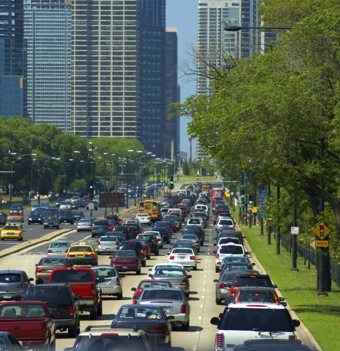 Conduire à Chicago