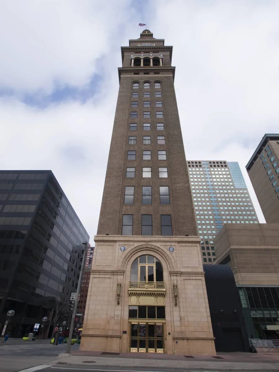Torre del reloj de Daniels y Fisher · 2