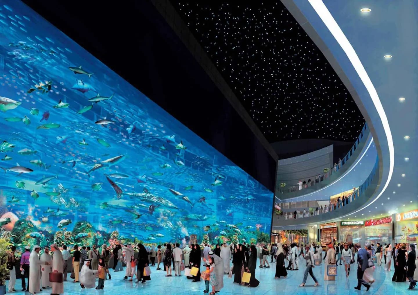 Dubai Aquarium & Unterwasserzoo