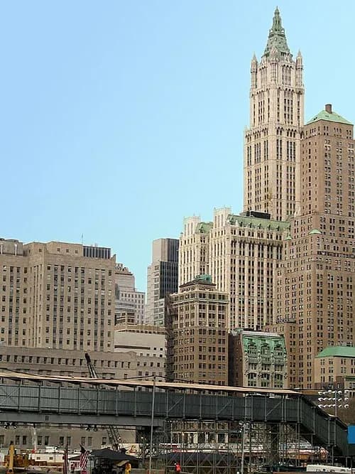 Extérieur du bâtiment Woolworth