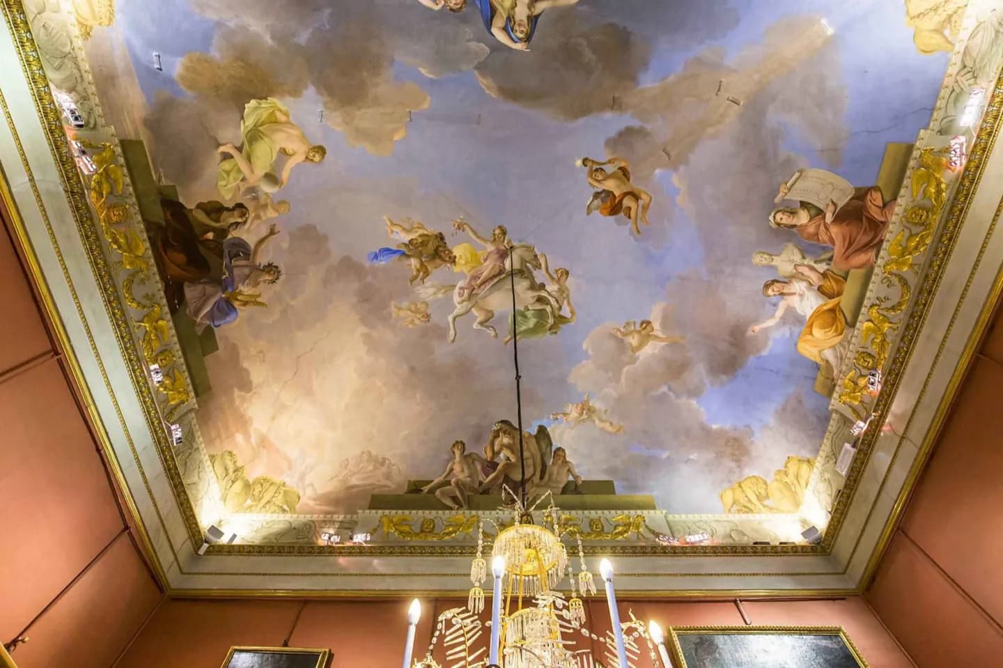 Der Innenhof des Palazzo Pitti und das spätere Leben