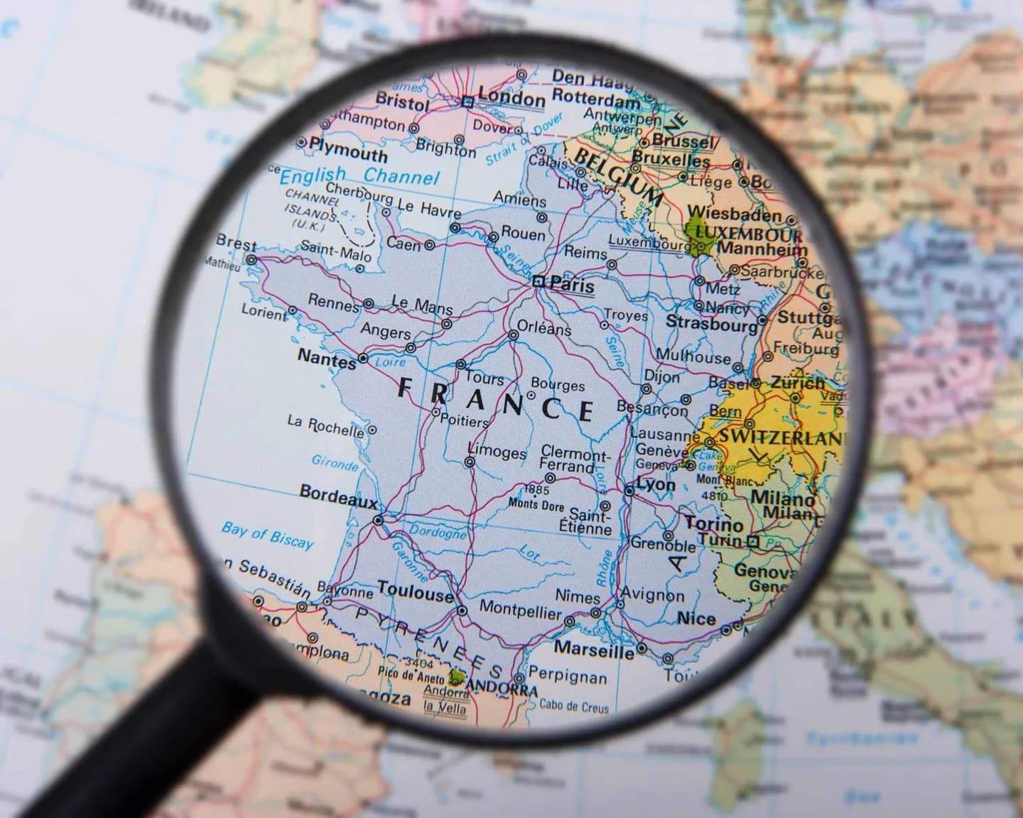 La Francia a colpo d'occhio