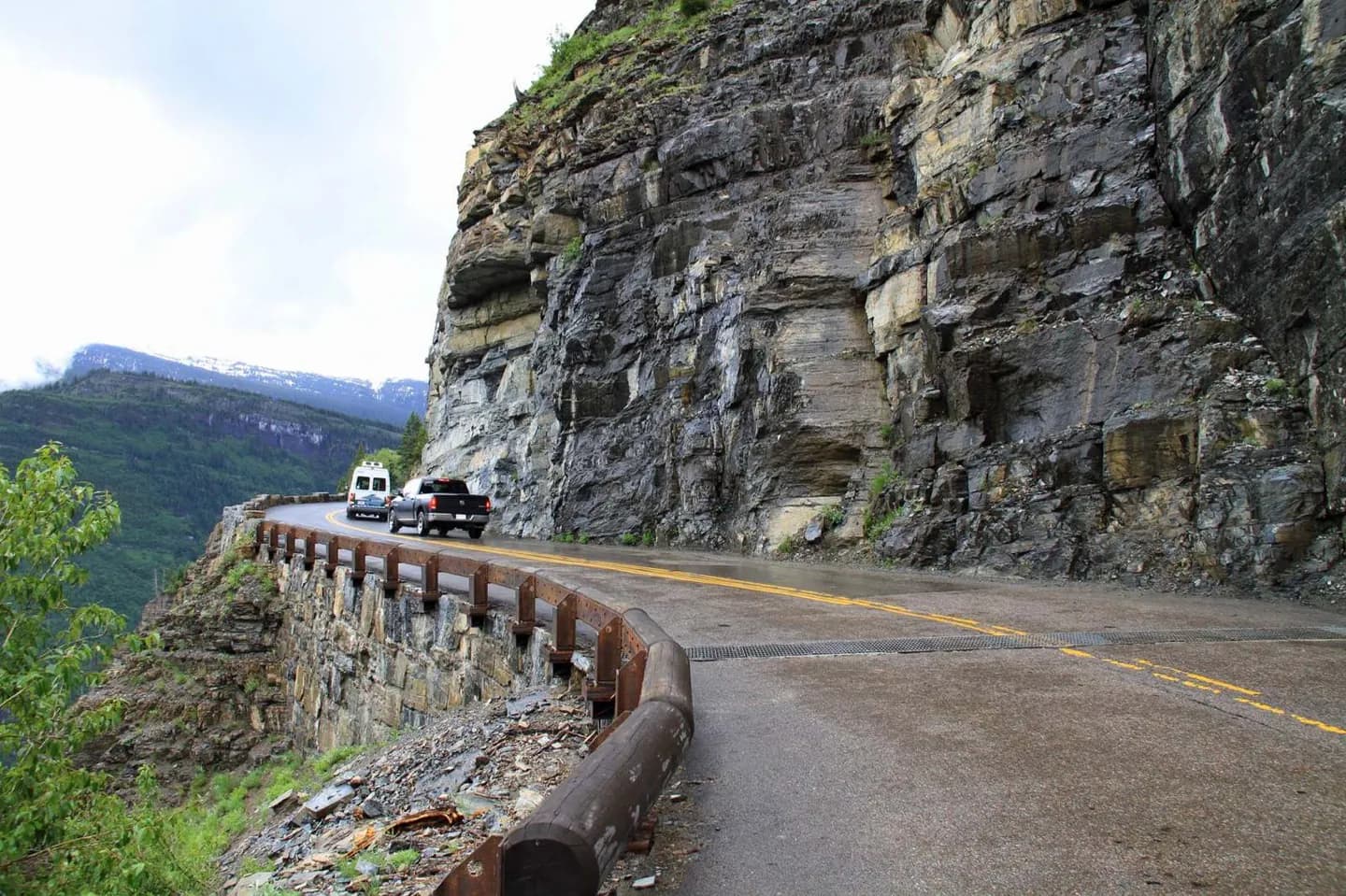 Llegando al Parque Nacional Glacier · 2