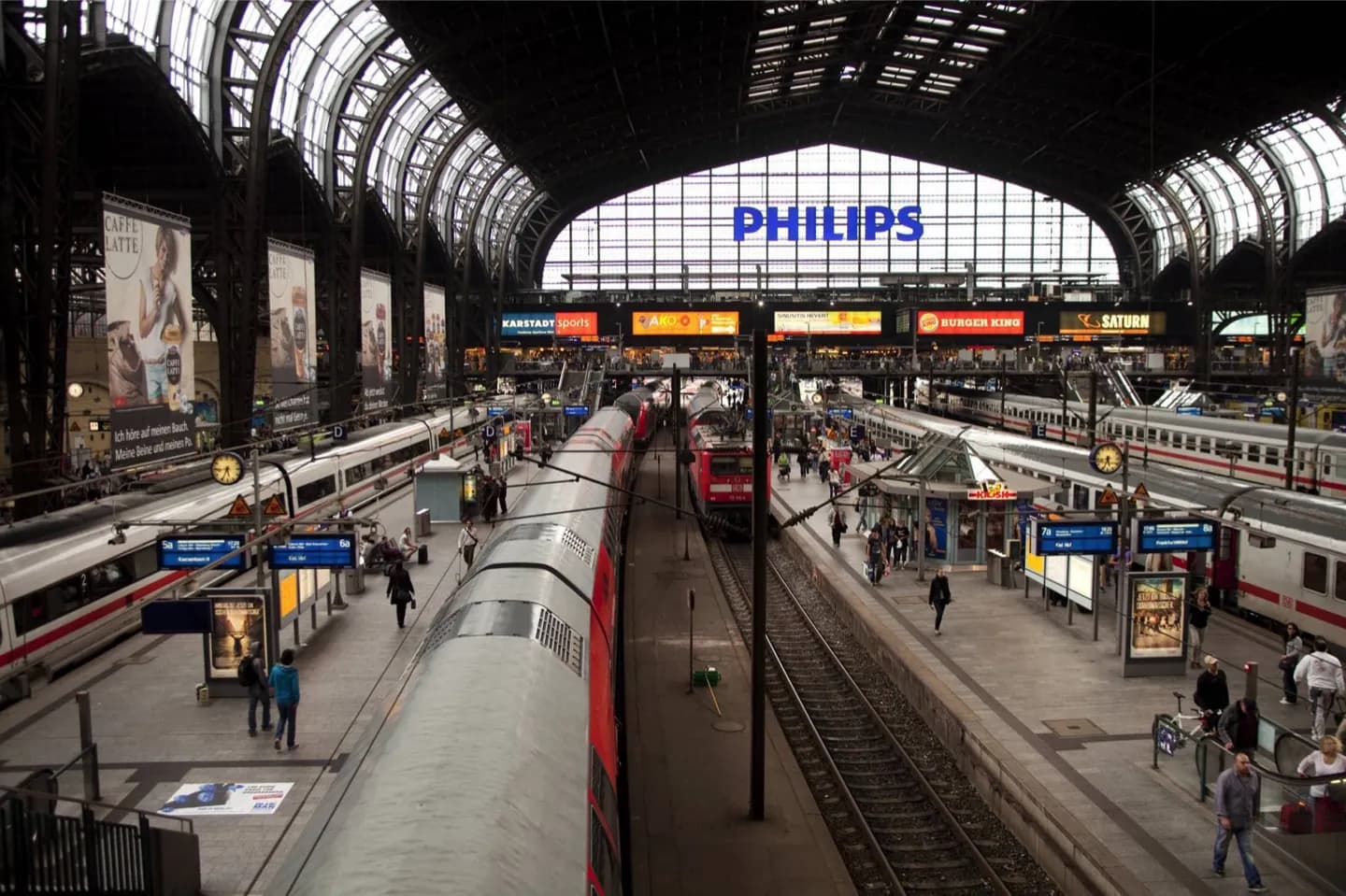 Arriving by Train