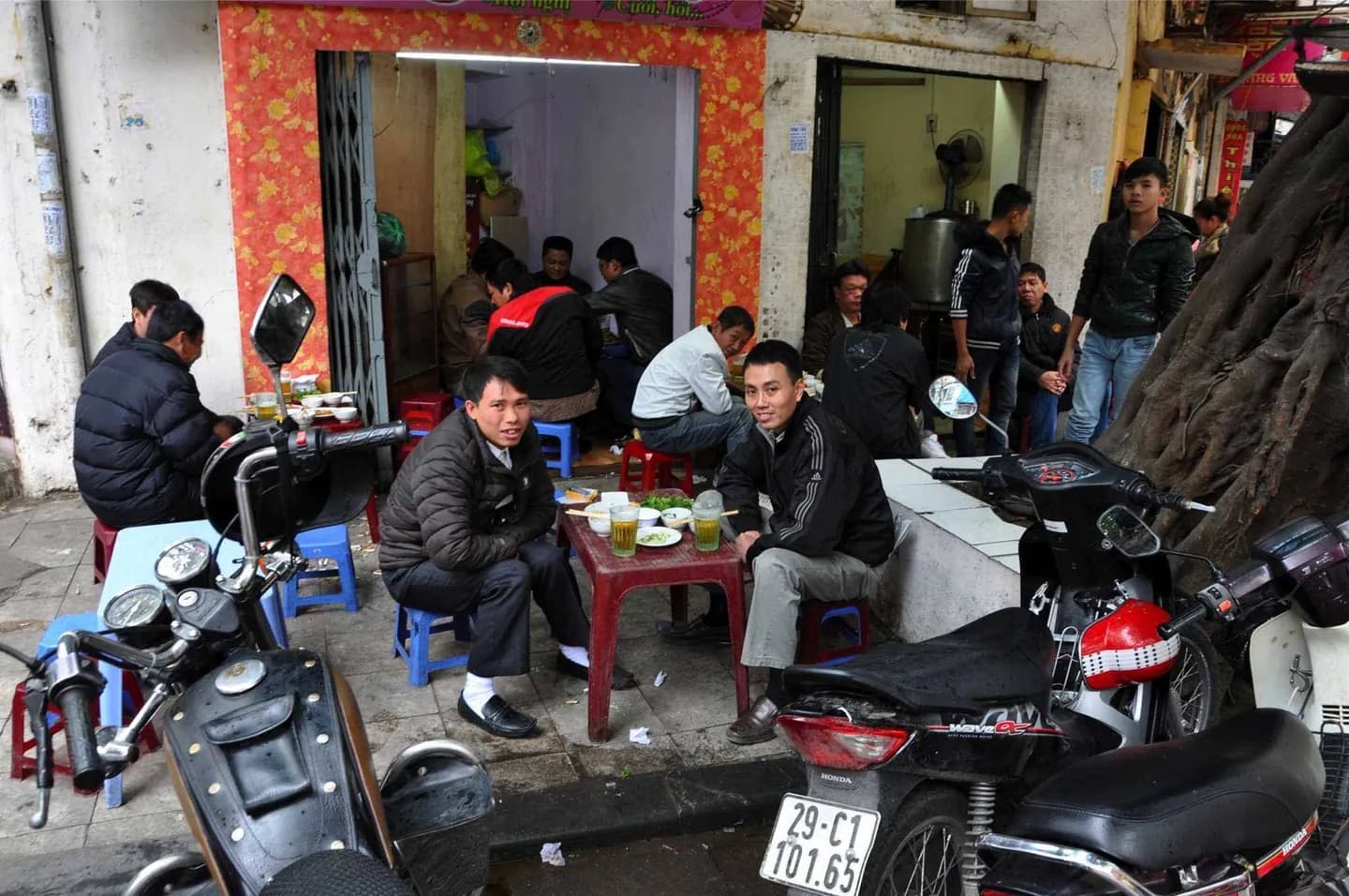 Bia hoi en Hanoi · 2