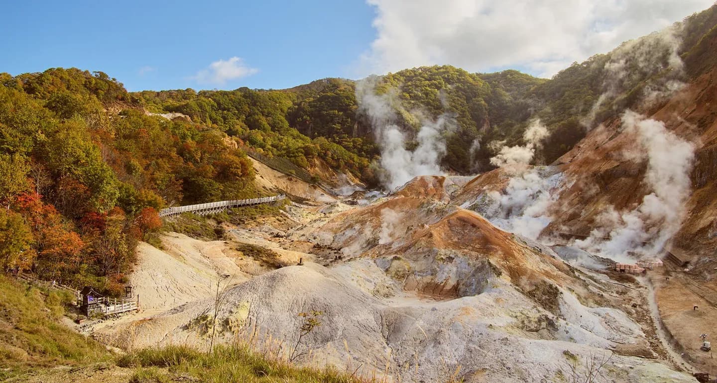 Steam, Lake and Volcano: Noboribetsu to Toya
