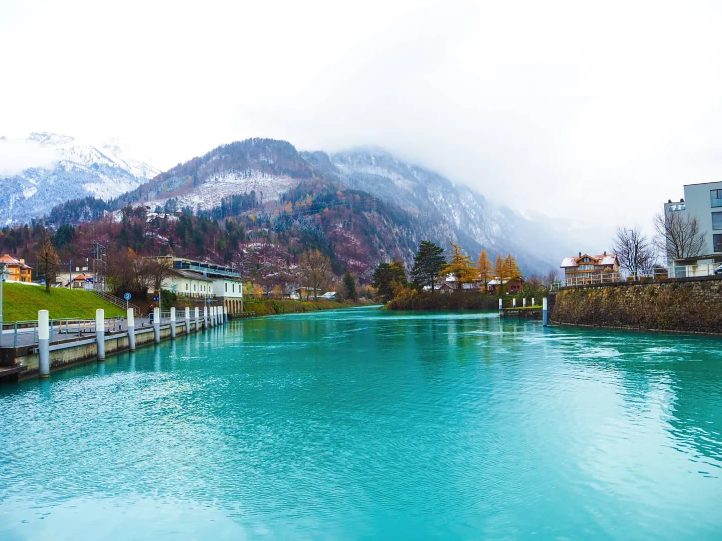 Avant la station: le début d'Interlaken