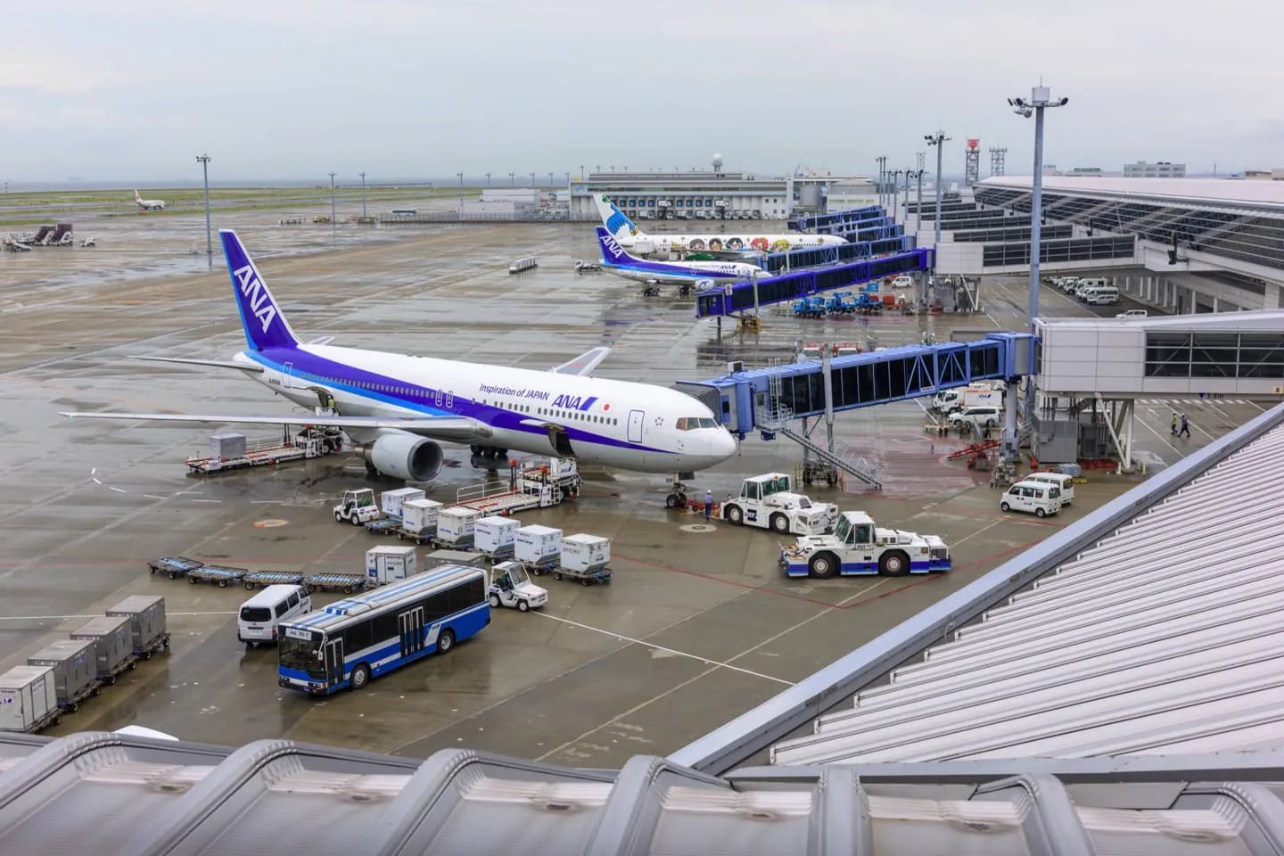 Ankunft in Japan