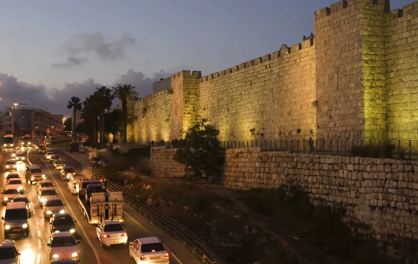 Mit Taxis in Jerusalem · 2