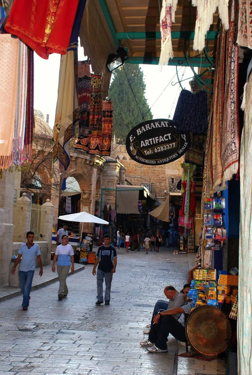 Spaziergang in der Altstadt von Jerusalem