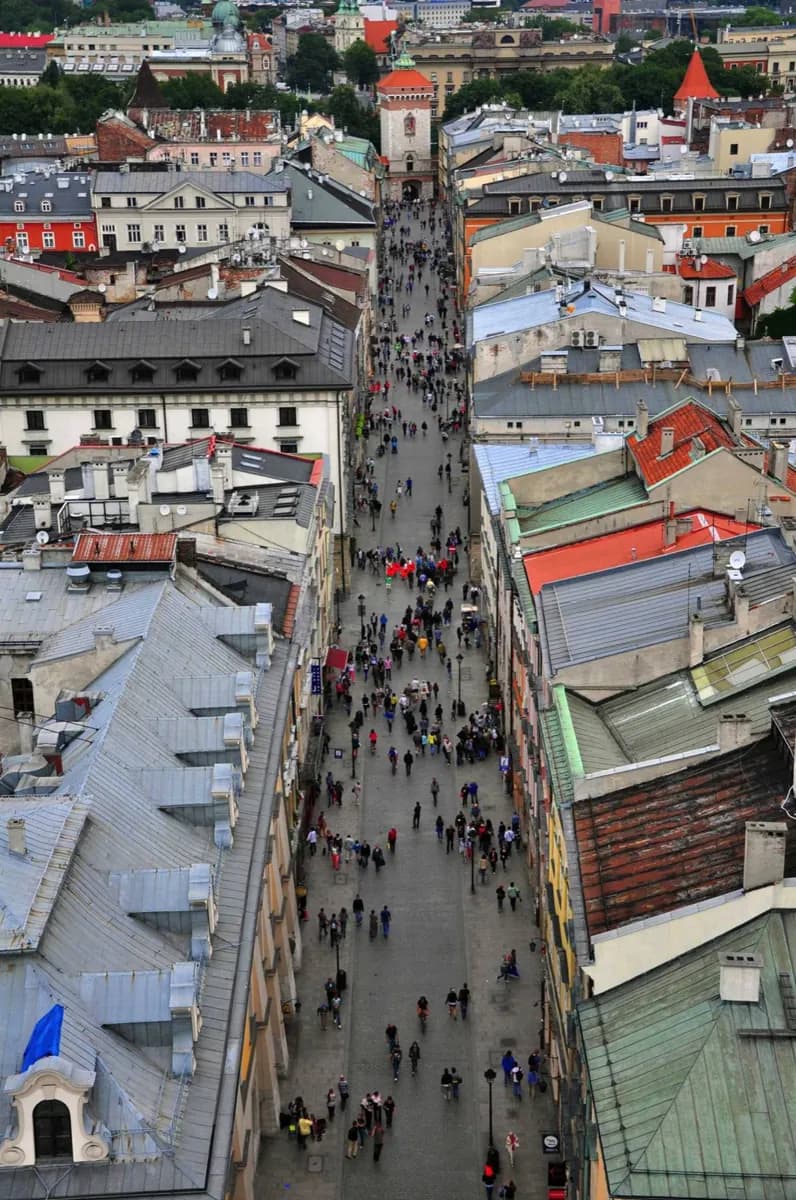Exploring Central Kraków on Foot
