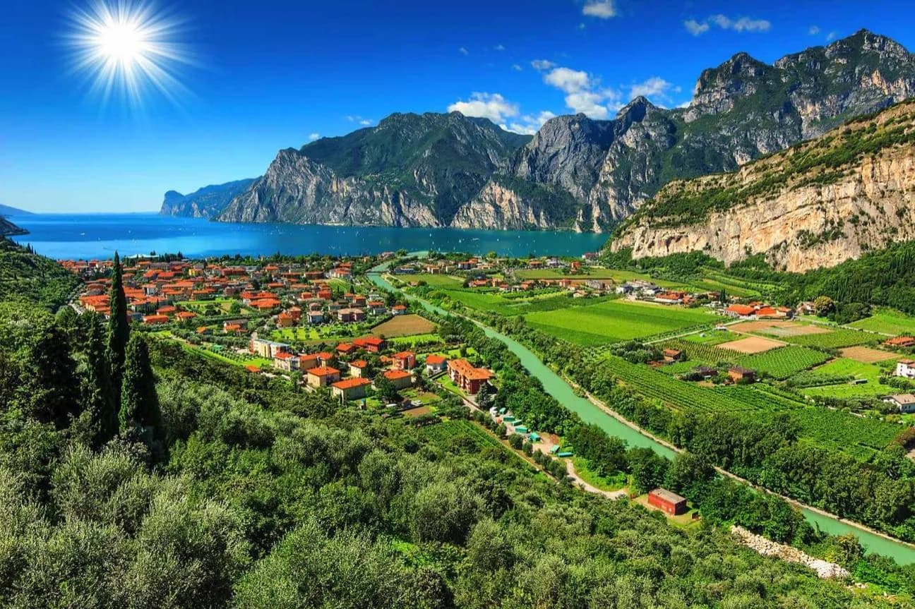 Die Geographie des Gardasees verstehen