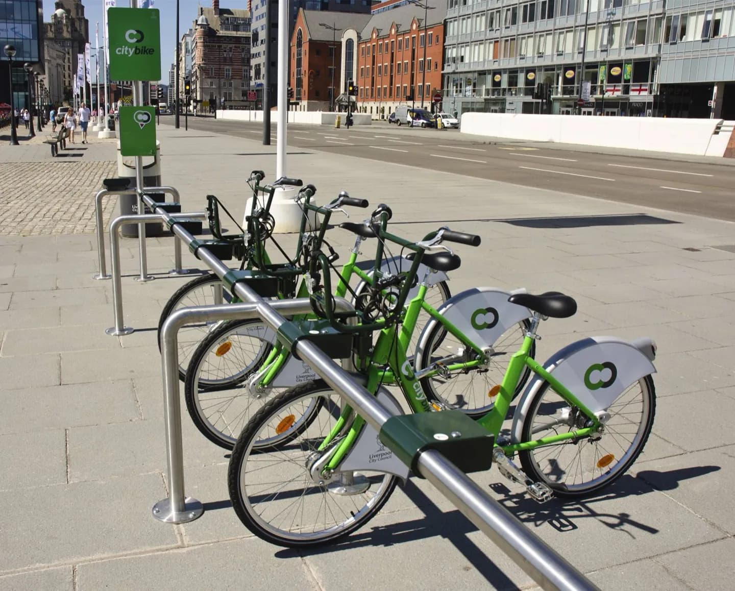 Sich in Liverpool bewegen