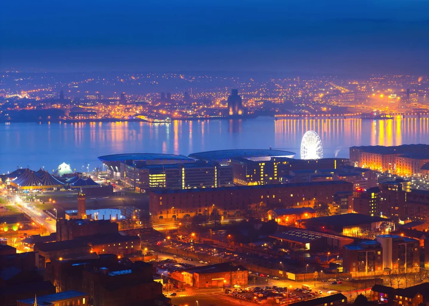 Escolhendo os pontos turísticos centrais de Liverpool