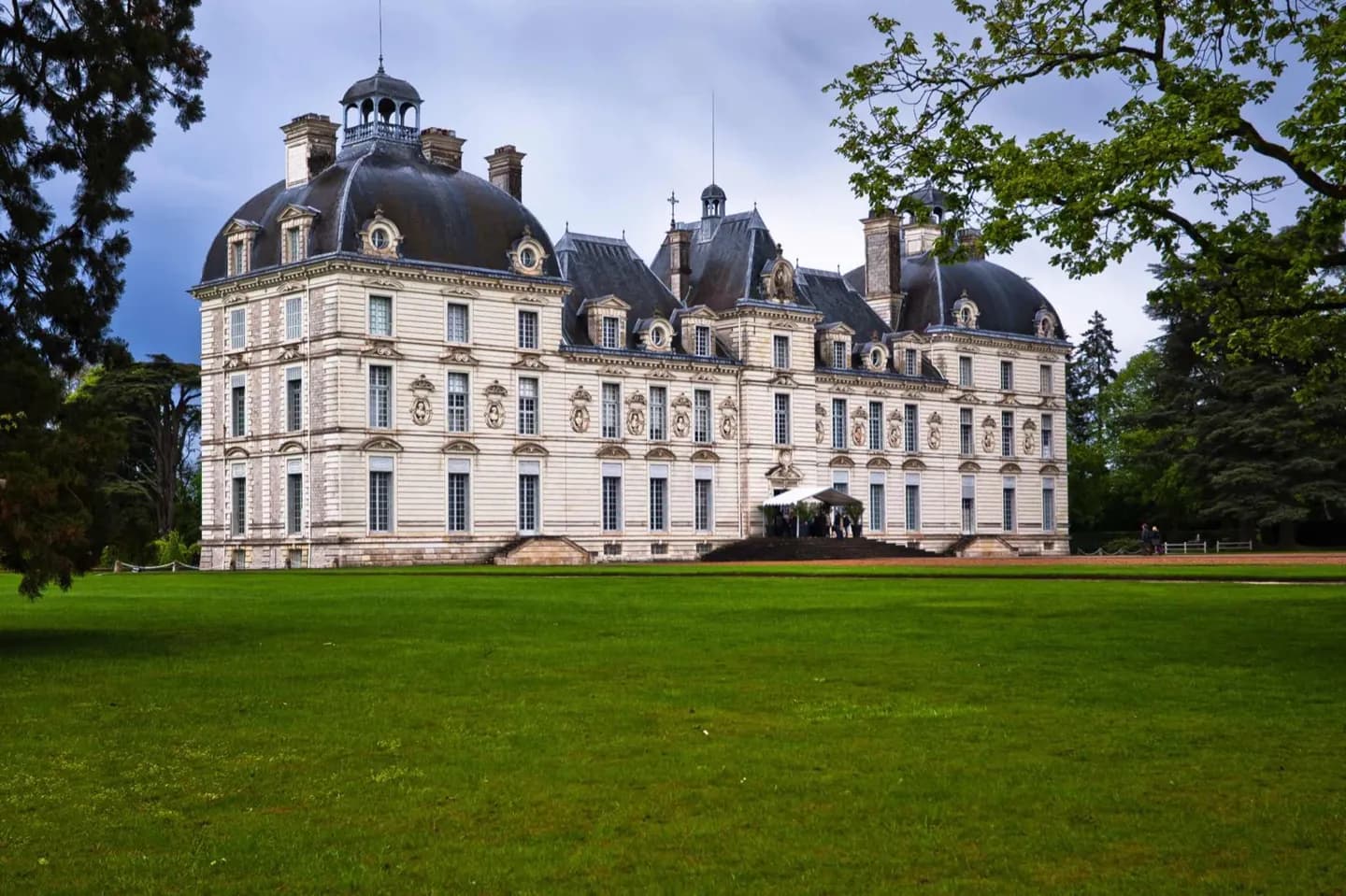 ¿Qué forma de Château de Cheverny? · 2