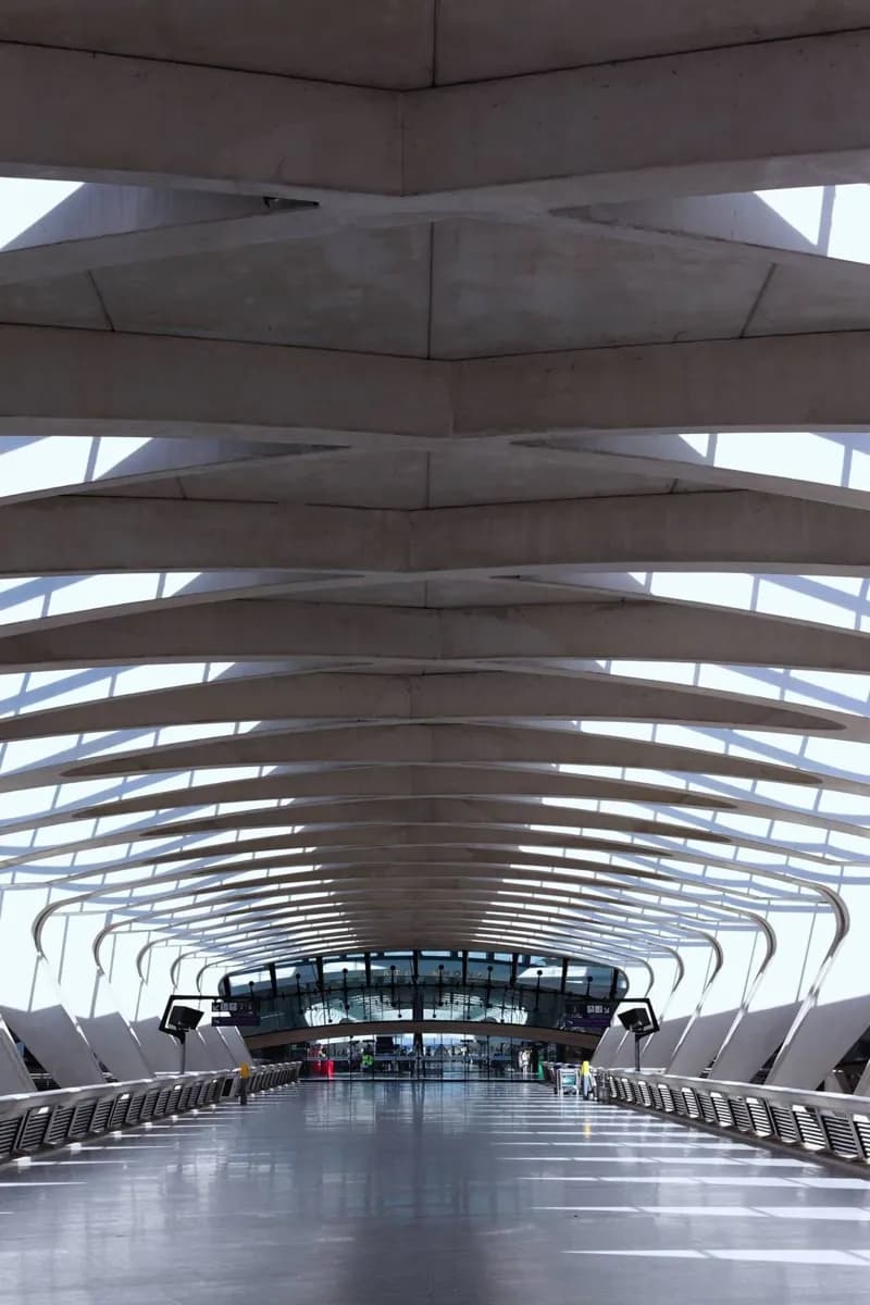 Llegando a Lyon en avión · 2