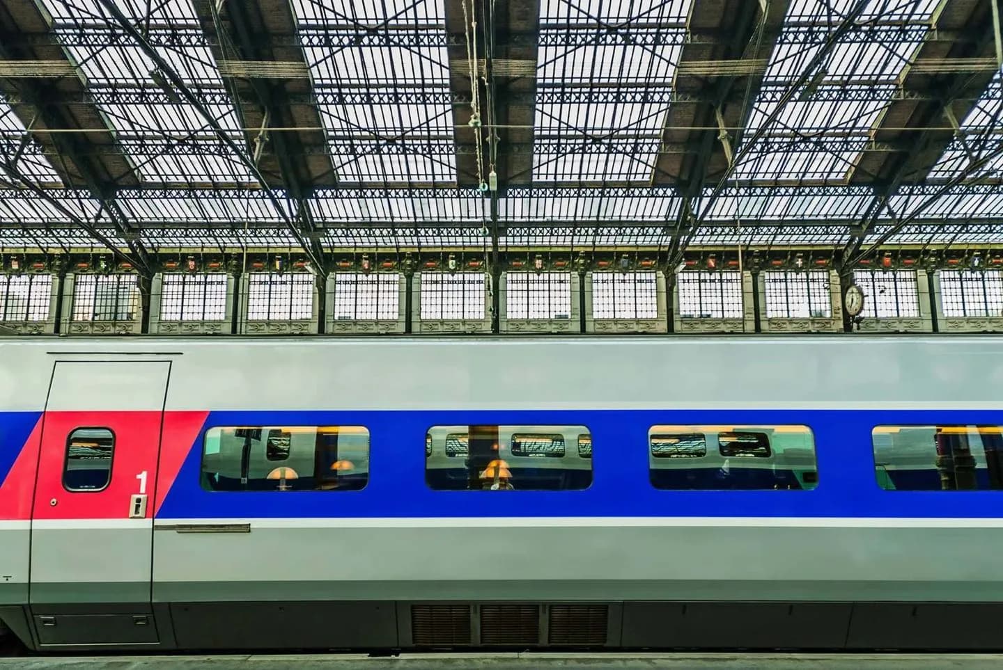 Ankunft in Lyon mit dem Zug