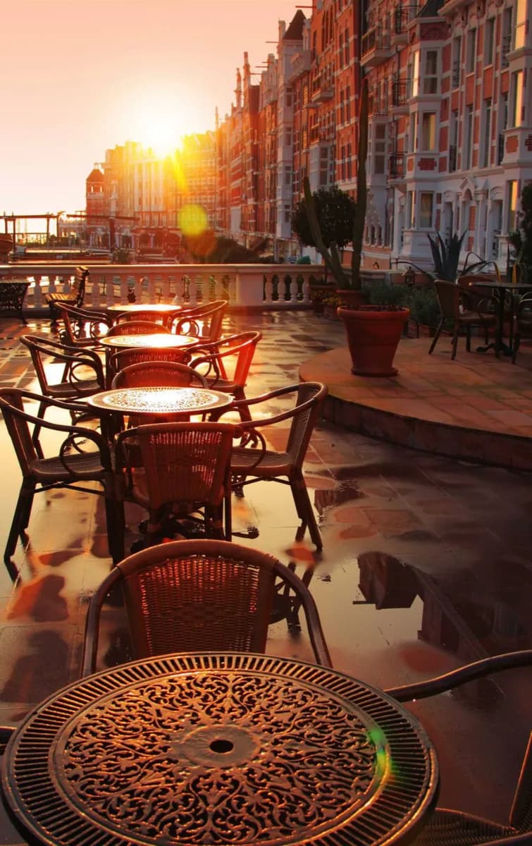 Cafés und Terrassen
