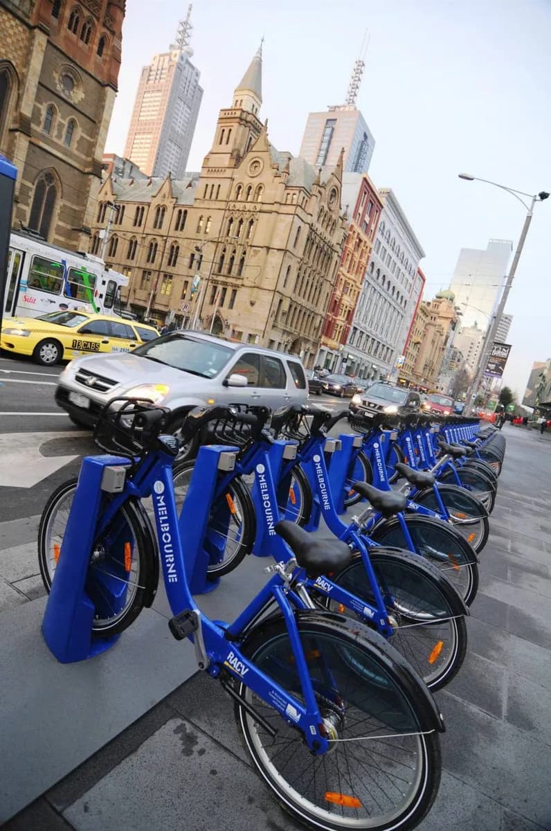 Radfahren in Melbourne · 2