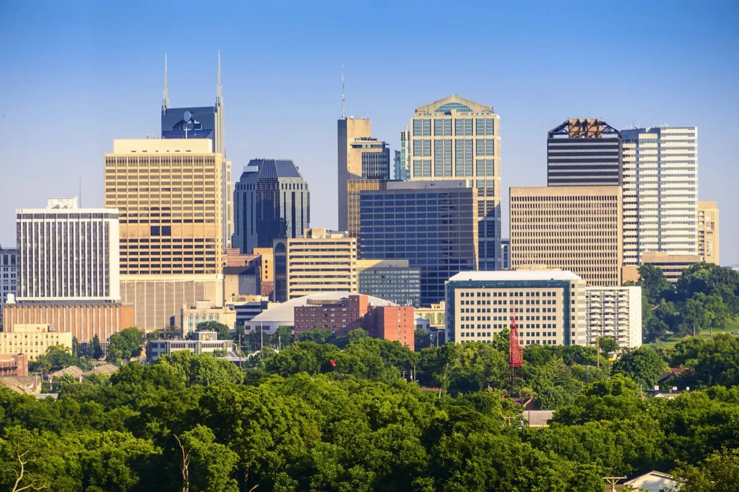 Geschichte von Tennessee rund um das Kapitol