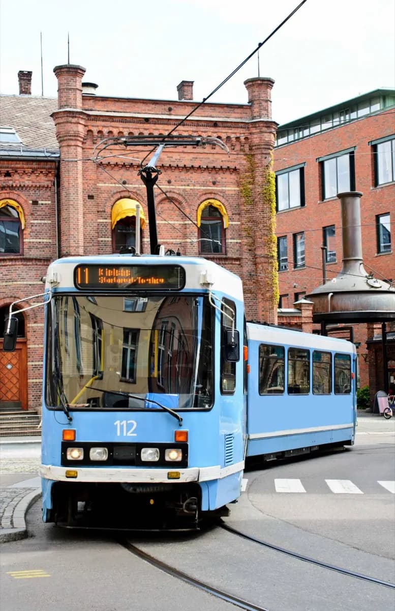 Autobus e tram a Oslo