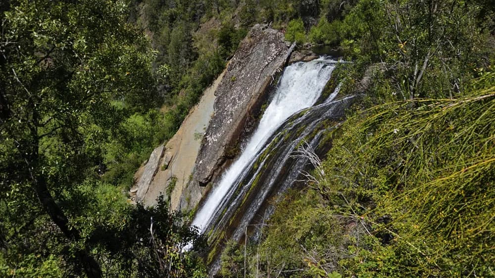 Punto de vista de Cascada Escondida