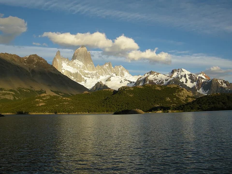 Punto de vista en la costa de Laguna Capri