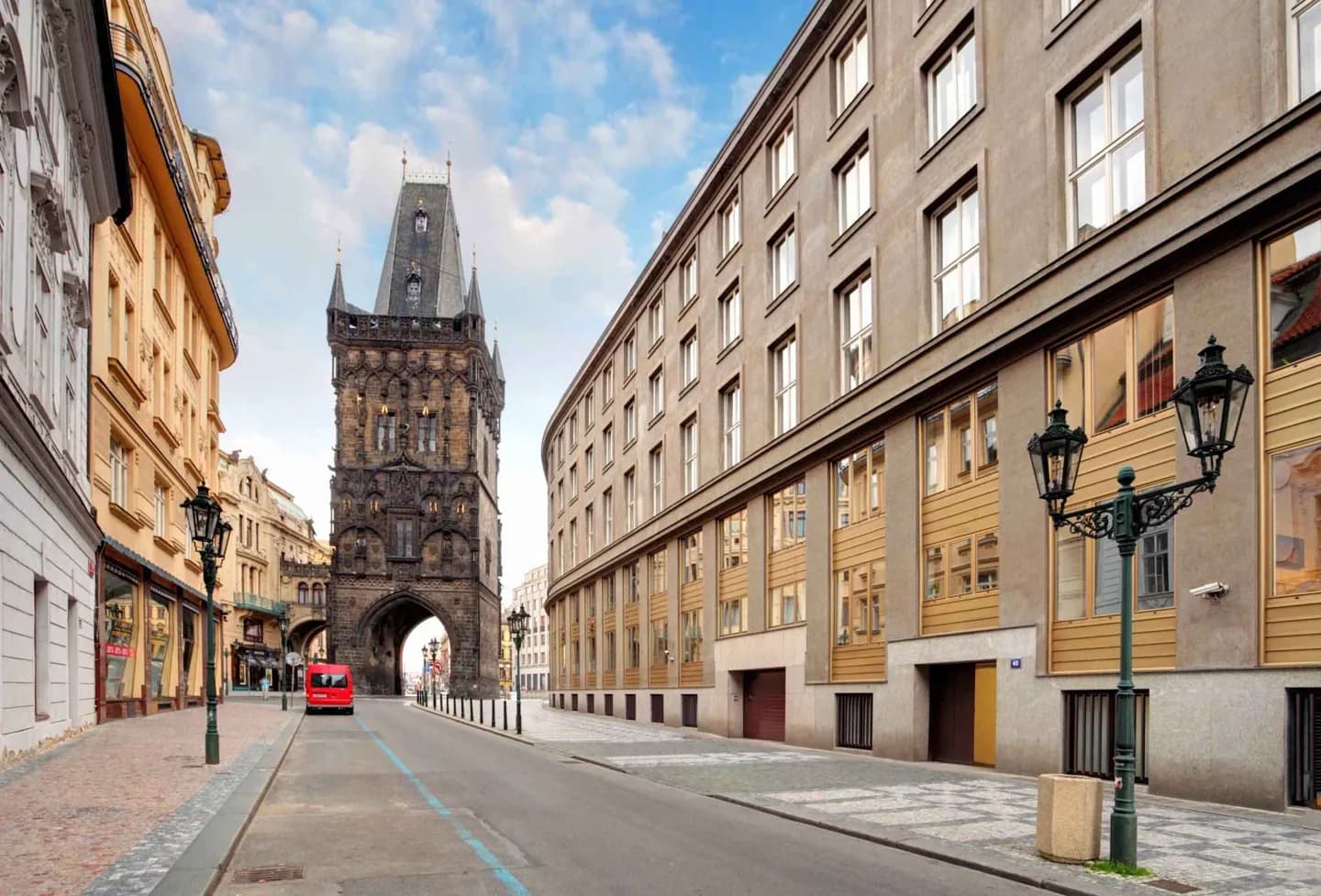 Old Town gates, square and Cubist design
