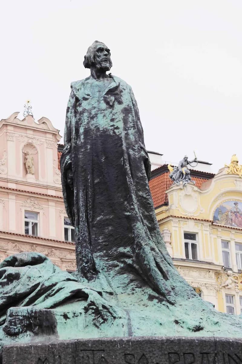 Monumento de Jan Hus · 2