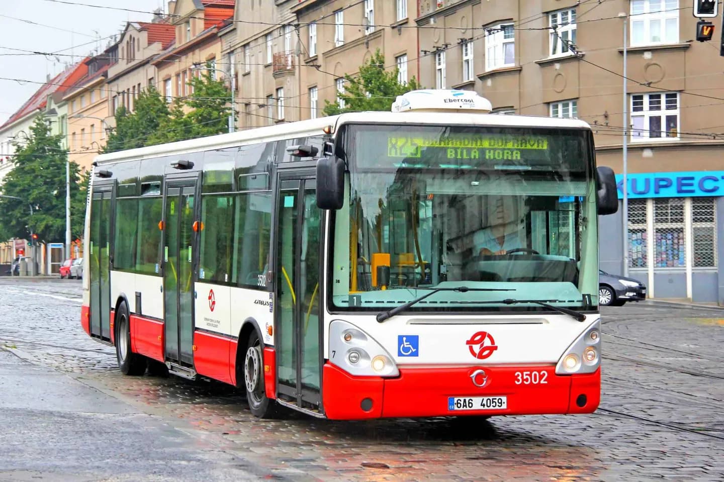 Mit Bussen in Prag · 2
