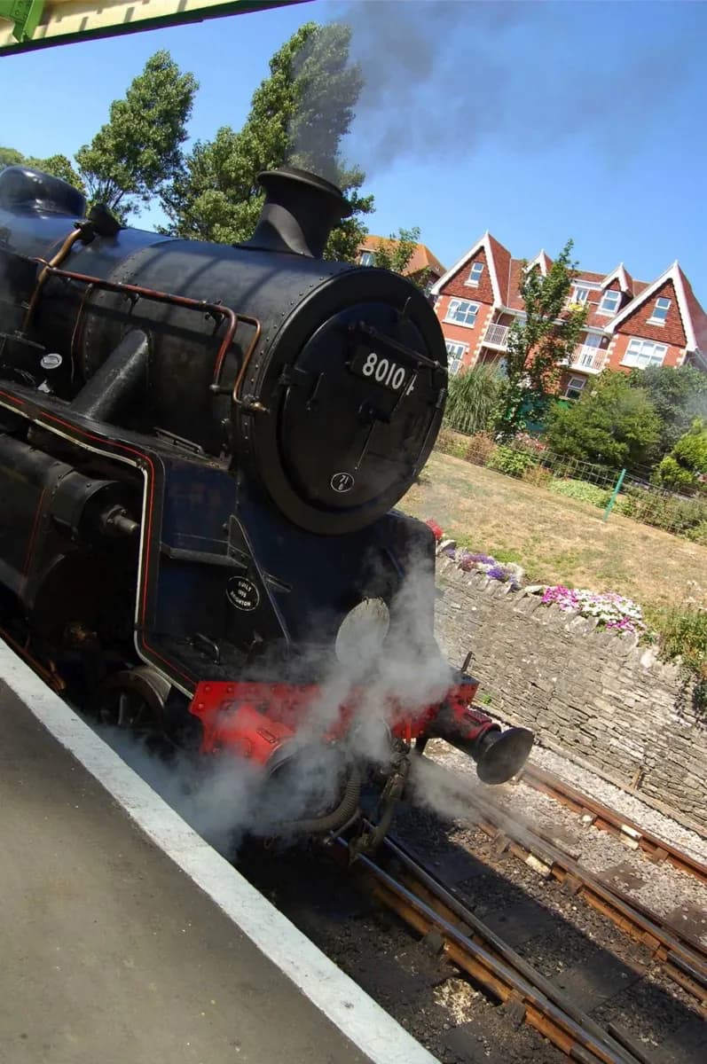 Llegando en tren · 2