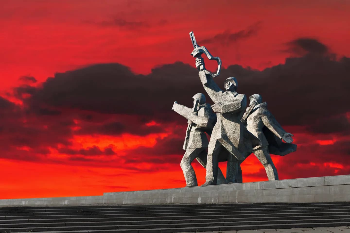 Ancien mémorial de la victoire à l'armée soviétique · 2